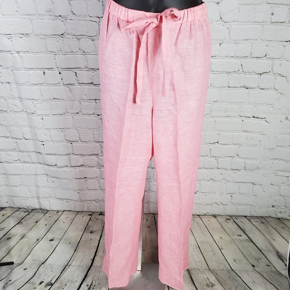 Doncaster 2pc 100% Linen Pants Set - Picture 7 of 8